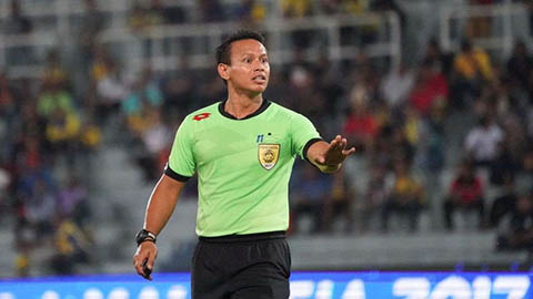 Trọng tài Malaysia cầm còi 2 trận ở vòng 7 V.League